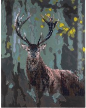 Σετ ζωγραφικής με αριθμούς  με διαμάντια Grafix - Deer